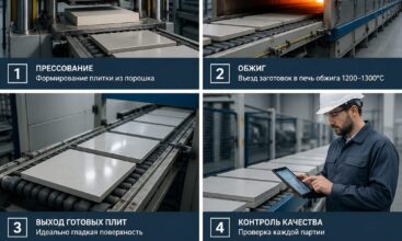 Керамогранит: полное руководство – виды, свойства, производство, отличия от плитки