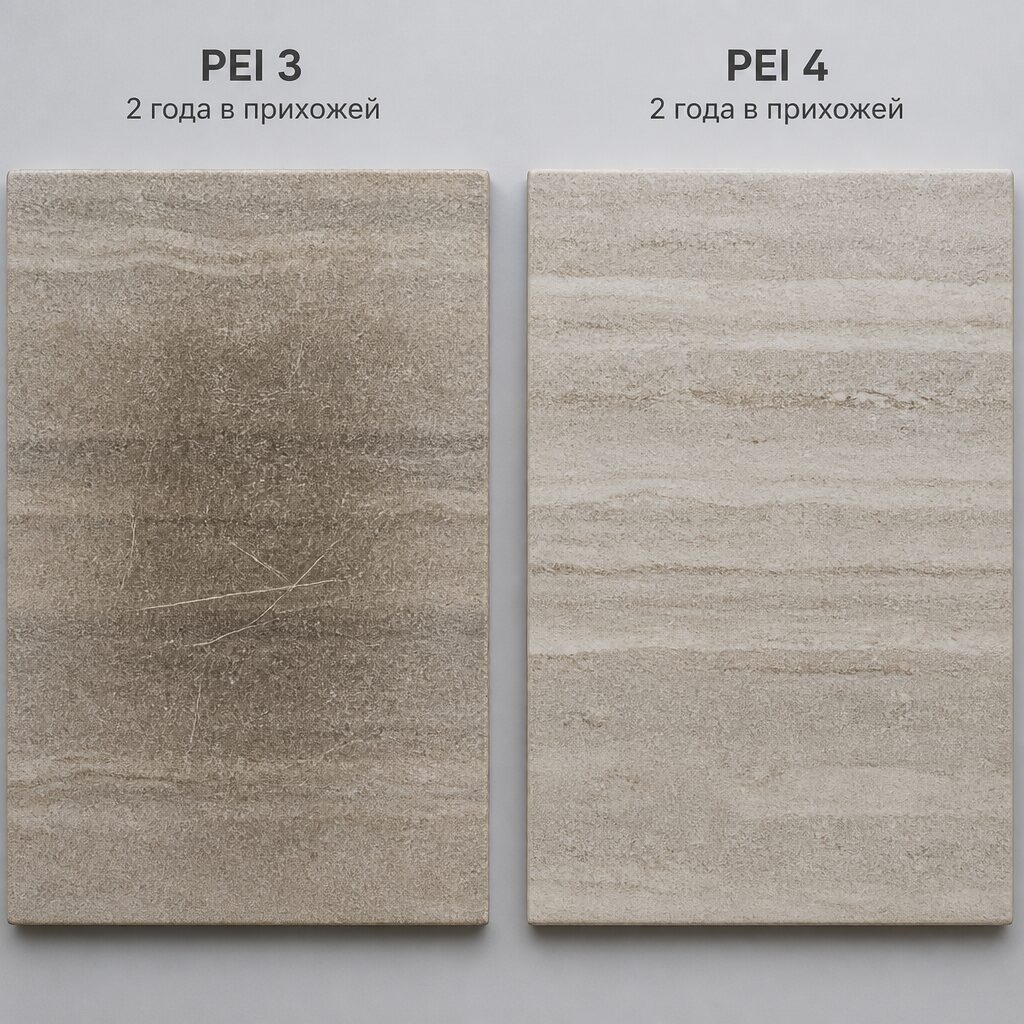 сравнение PEI 3 и PEI 4 после 2 лет