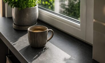 Подоконник из керамогранита