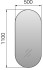 Зеркало Marka One Lola 50x3x110 У85580