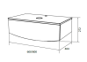Тумба 1MarKa Nega 60x46.4x27.2 Ц0000002812