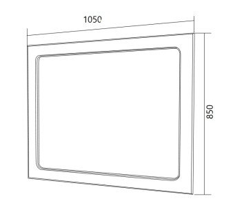 Зеркало 1MarKa Прованс 105x3x85 У71972