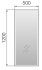 Зеркало Marka One Stella 50x3x120 У85579
