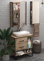 Шкаф-пенал 1MarKa Grunge Loft 35x20x90 Ц0000007985