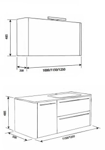 Тумба под раковину Am.Pm Awe 50x48.5 M15FHR1153VF