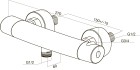 Смеситель для душа Am.Pm Sense 27x6x7.5 F7540064