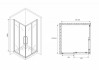 Душевой уголок Abber Schwarzer Diamant 80x195 AG02080H