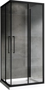 Душевой уголок Schwarzer Diamant 100x195 Abber AG02100BH-S100B