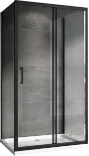 Душевой уголок Schwarzer Diamant 100x195 Abber AG30120B-S100B-S100B