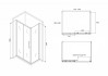Душевой уголок Abber Schwarzer Diamant 130x195 AG30130BH-S100B