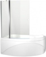 Шторка на ванну Aquanet Alfa 110.8x140 NF7221-2 pivot