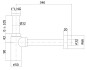 Сифон для раковины Paffoni 5x35.6x23.8 ZACC240BO