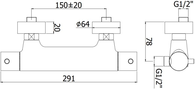 Смеситель Paffoni Light 29.1 LIQ168CR
