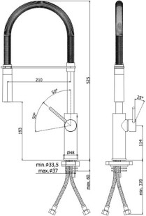 Смеситель Paffoni Light 25x52.5 LIG179NONO