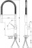 Смеситель Paffoni Light 25x52.5 LIG179NONO
