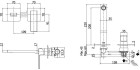 Смеситель Paffoni Elle 16.2x22x7 EL105CR70
