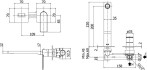 Смеситель Paffoni Tango 16.3x22x7 TA105ST70