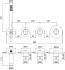 Смеситель Paffoni Modular Bo 46.5x11.3 MDE000CR