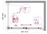 Душевой уголок BelBagno Acqua 100x90x195 ACQUA-AH-1-100/90-C-Cr