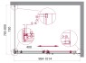 Душевой уголок BelBagno Acqua 100x80x195 ACQUA-AH-1-100/80-C-Cr