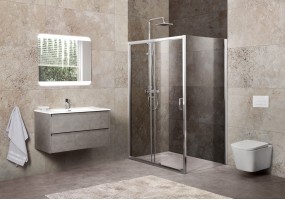Душевой уголок BelBagno Unique 110x80x190 UNIQUE-AH-1-110/125-80-C-Cr