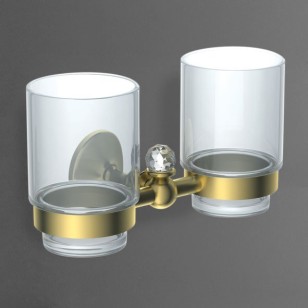Два стакана подвесные ArtMax Antic Crystal AM-2688SJ-Do