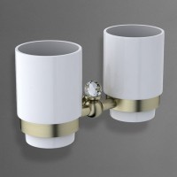 Два стакана подвесные ArtMax Antic Crystal AM-2688SJ-Br