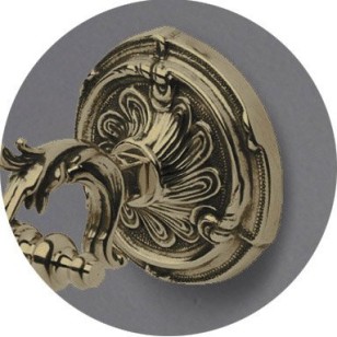 Полотенцедержатель кольцо ArtMax Barocco AM-1783-Cr