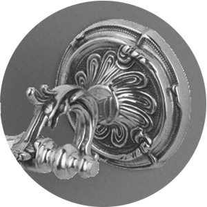 Полотенцедержатель кольцо ArtMax Barocco AM-1783-Br
