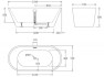 Акриловая ванна BelBagno 170x75x60 BB61-1700