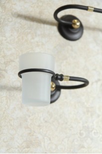 Стакан подвесной ArtMax Sophia AM-2140-Nero/Do-Ant