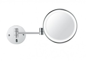 Косметическое зеркало с подсветкой Cezares AM-M-061-CR