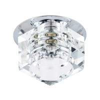 Светильник точечный встраиваемый декоративный под заменяемые галогенные или LED лампы Lightstar Romb 4060