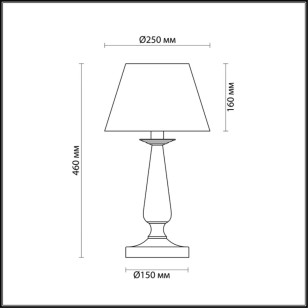 Настольная лампа Lumion Neoclassi 3712/1T