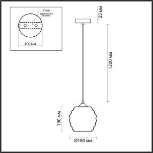 Подвес Lumion Suspentioni 5285/1