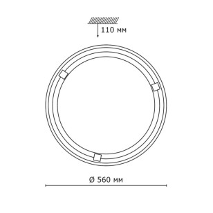 Светильник настенно-потолочный Sonex Gl-Wood 359