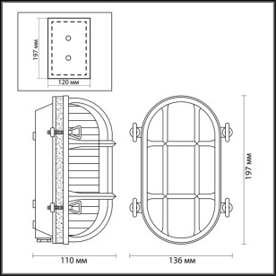 Светильник настенный Odeon Light Walli 4131/1W