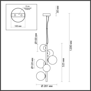 Подвес Odeon Light Modern 4818/6