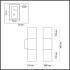Светильник настенный Odeon Light Hightech 4281/2WB