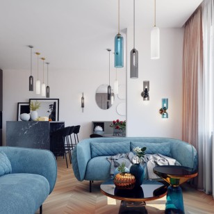 Бра с выключателем Odeon Light Midcent 4803/2W