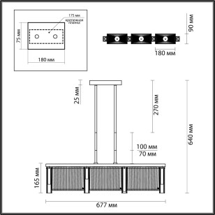 Люстра Odeon Light Hall 4877/3