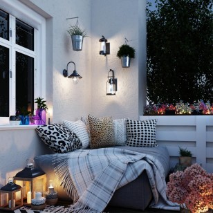 Ландшафтный настенный светильник Odeon Light Nature 4837/1W