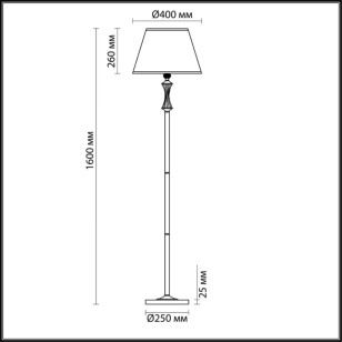 Торшер Lumion Classi 4408/1F