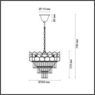 Люстра Lumion Classi 5231/6