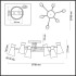 Люстра потолочная Lumion Lofti 3790/6C