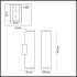 Светильник настенный Odeon Light Hightech 4245/2WB