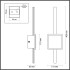 Светильник настенный Odeon Light Hightech 4257/12WL