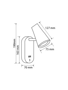 Бра Freya LED FR10002WL-L6B