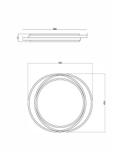 Светильник потолочный Freya LED FR10031CL-L98B