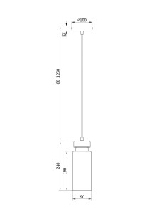 Светильник подвесной Freya Modern FR8011PL-01GB